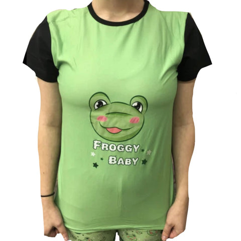 Froggy Baby Pajama Shirt second image