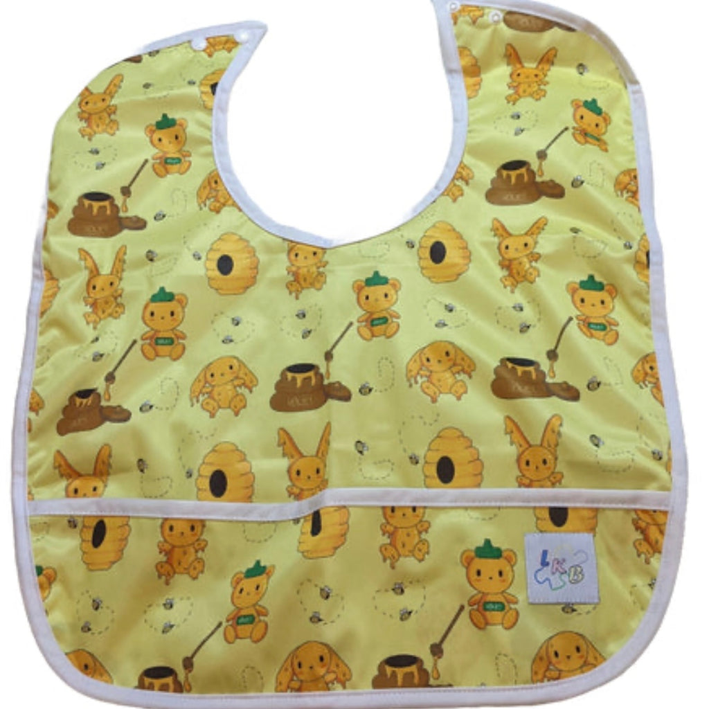 Hunny Bunny Water Proof Bib with Pocket