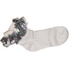 Kawaii Goth Fabric Ruffle Socks