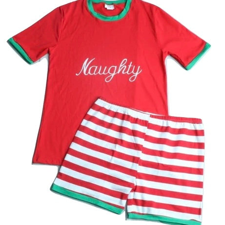 Naughty or Nice Pajama Shorts