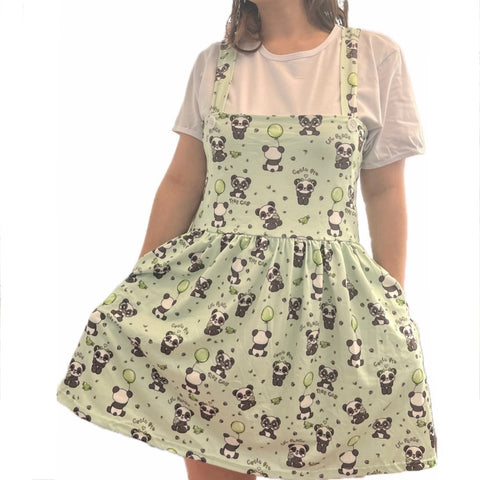 Silly Panda Suspender Skirt Dress second image