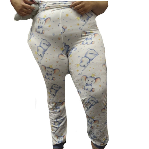 Royal Elephant Pajamas Pants second image