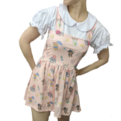 Pink Lil Circus Suspender Skirt Dress second image