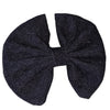 Black Fabric Hair Bow