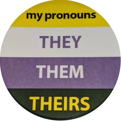 My Pronouns Vinyl Sticker Variety second image
