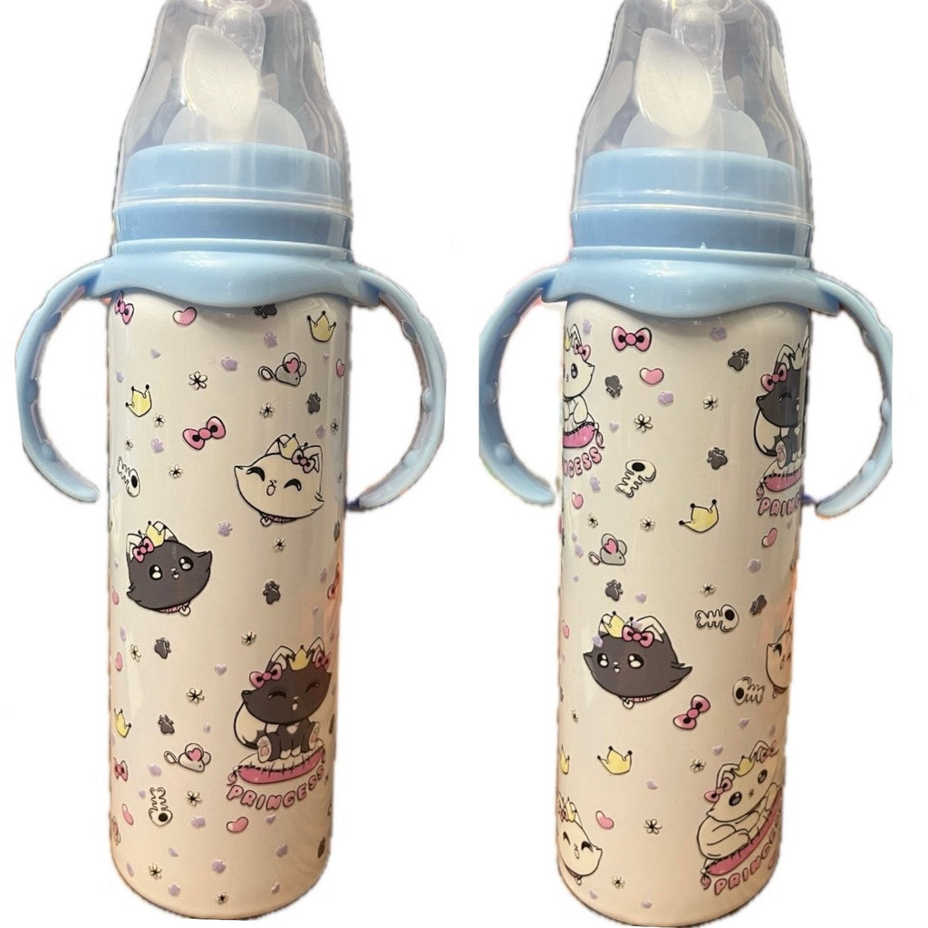 Princess Kitty 8oz Stainless Steel Bottle