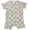 Squishyabdl Blue Flower Cotton Romper