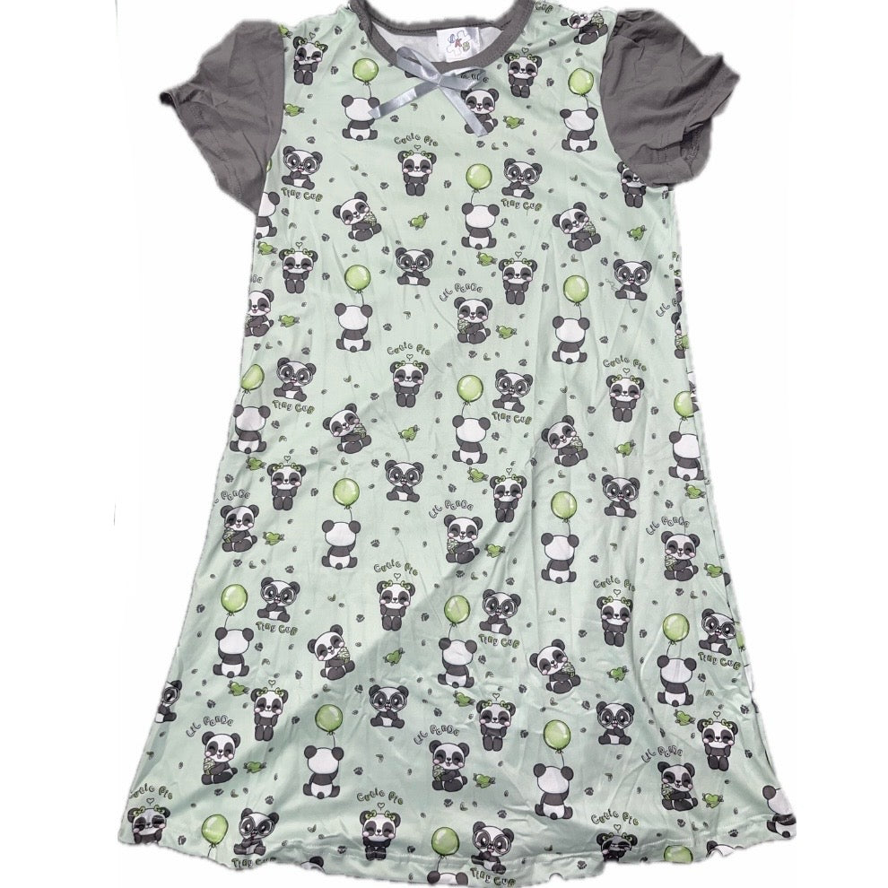 Silly Panda Nightgown Pajamas