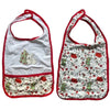 Holiday Bunny Double Sided Adult Bib