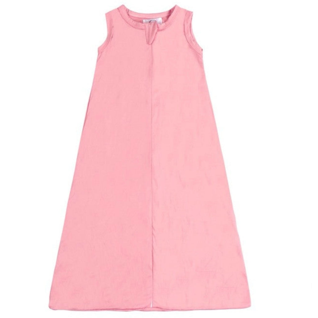 Pink Sleeveless Zipper Sleep Sack Pajamas