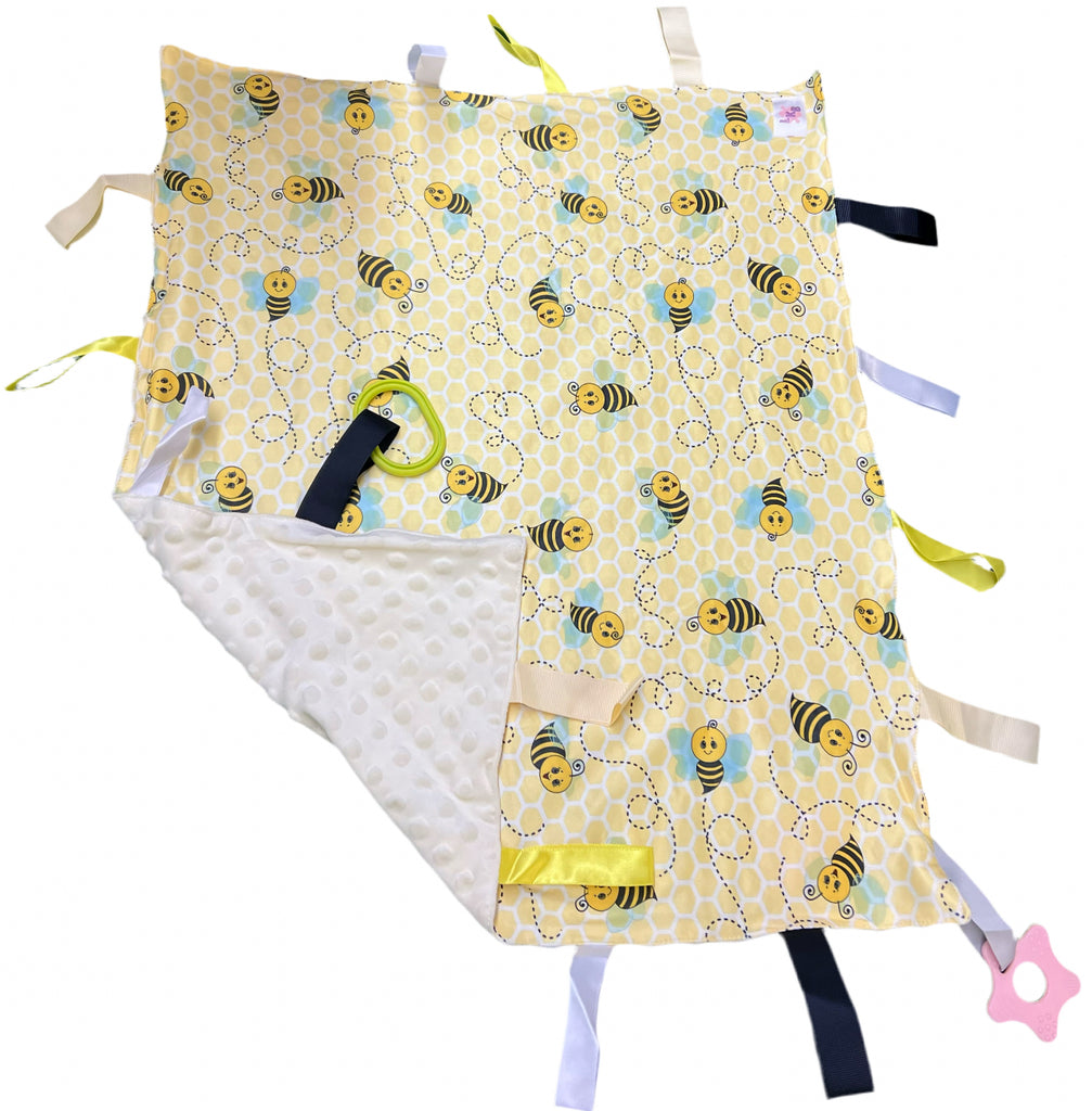 Sweet as Can Bee Security Sensory Blanket