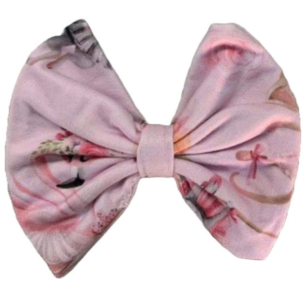 Ballet Dancers Fabric Hair Bow