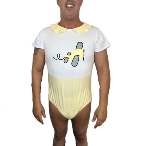 Vintage Plane Cotton Bodysuit second image