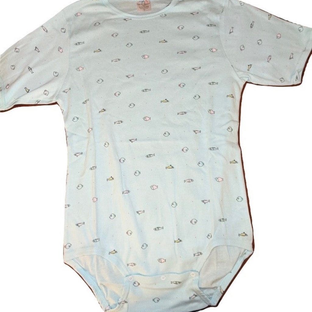 Squishyabdl Ocean Fish Cotton Bodysuit
