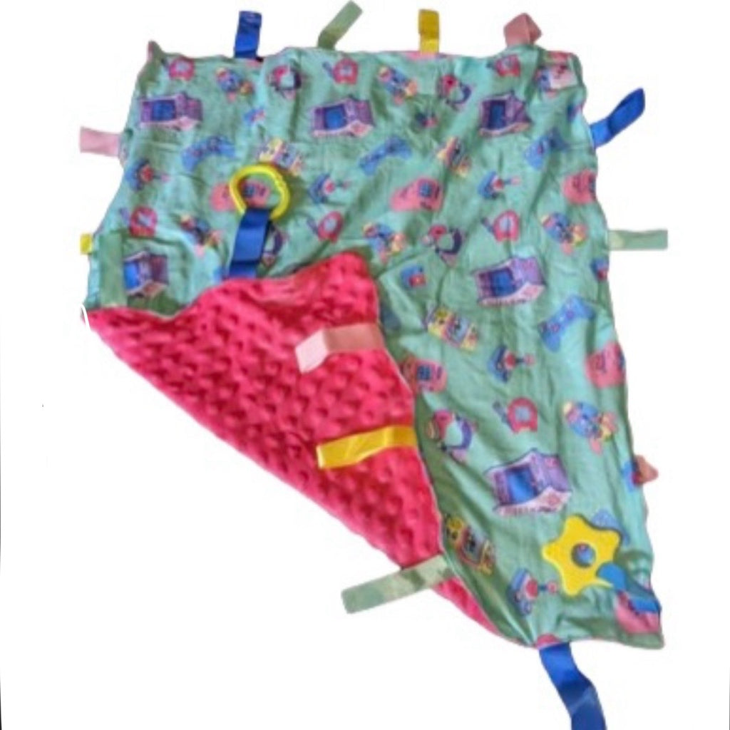 Mega Kitty Arcade Gamer Security Sensory Blanket
