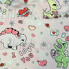 Love Dinosaur Suspender Skirt Dress