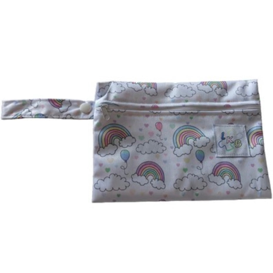 Pastel Dreamland Rainbows Pacifier Bag