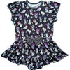 Tiny Terrors Black Romper Dress