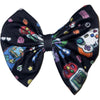 Game Over Fabric Hair Bow