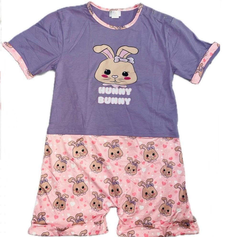 Pink Bunny Romper