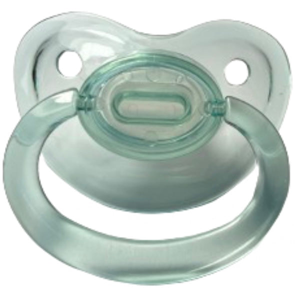 Clear Teal Large Adult Pacifier