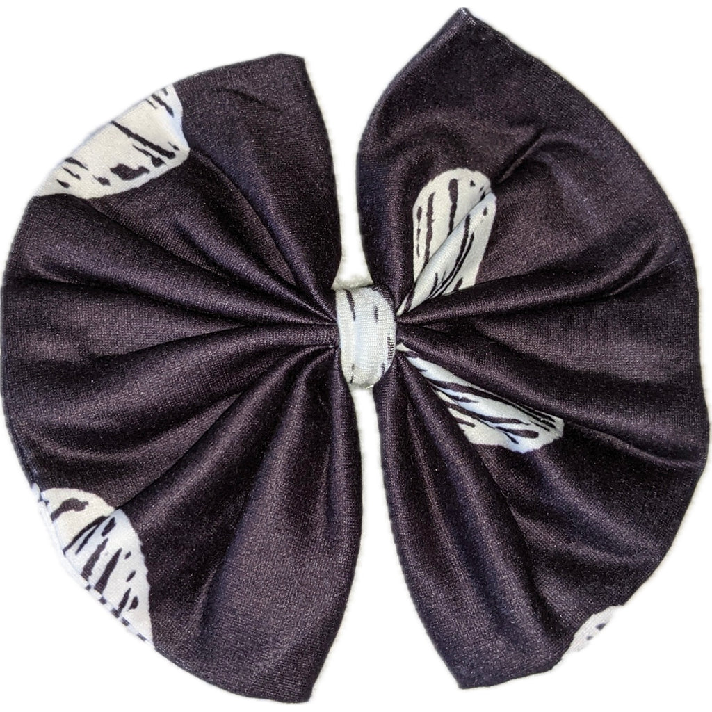 Hearts Fabric Hair Bow