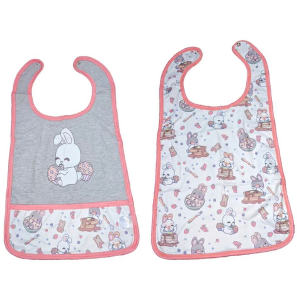 Breakfast Bunny Double Sided Adult Bib