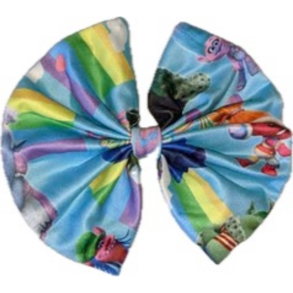 Troll Movie Fabric Hair Bow