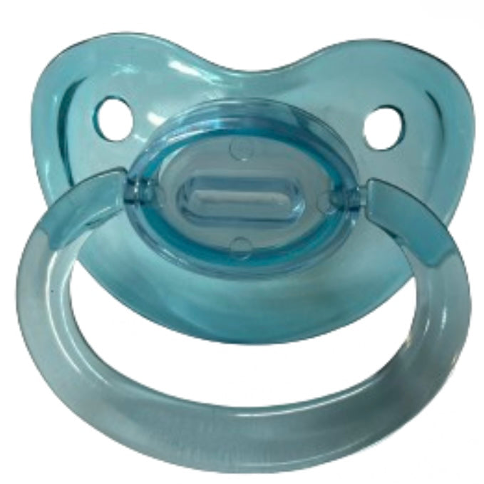 Clear Blue Large Adult Pacifier