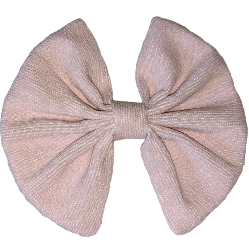 Pink Fabric Hair Bow