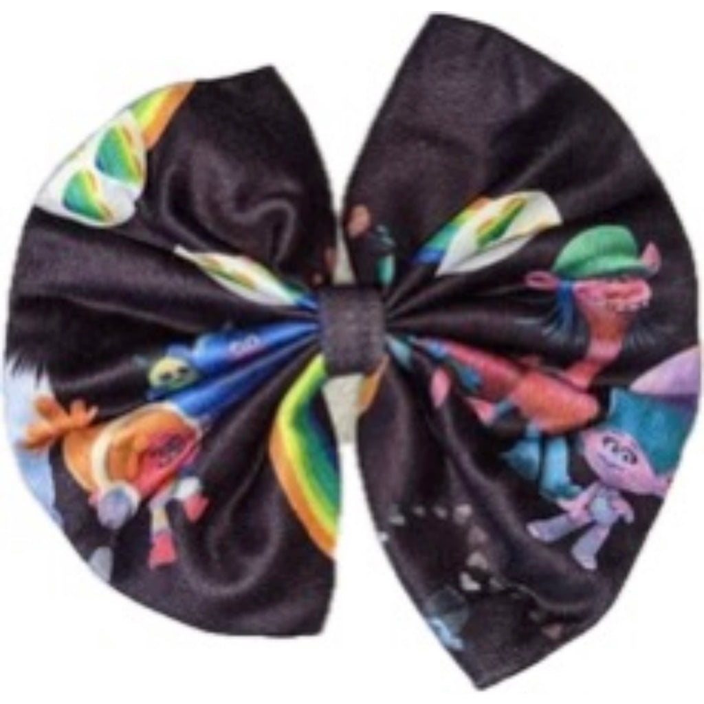Troll Movie Fabric Hair Bow