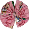 Baby Cartoon Fabric Hair Bow