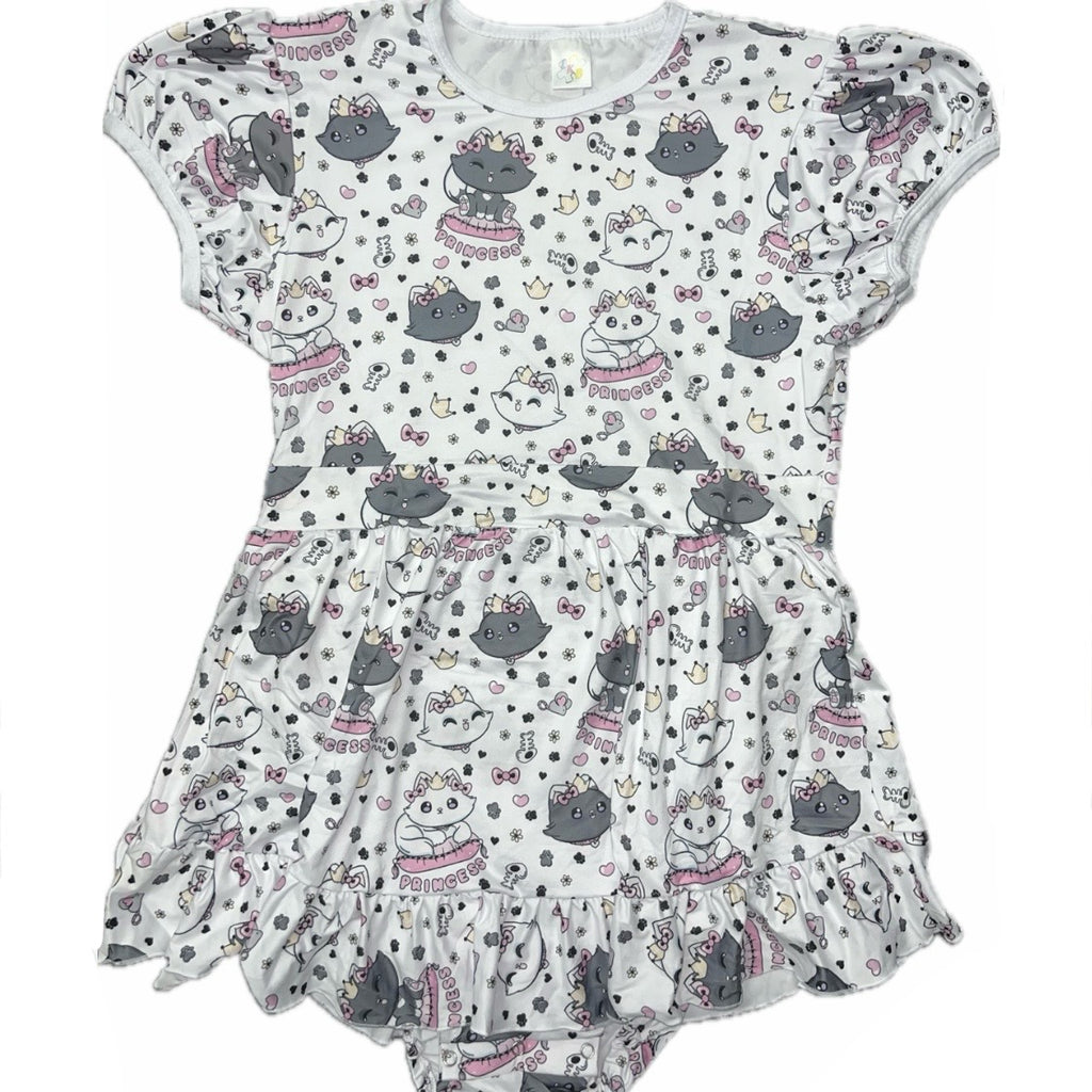 Princess Kitty Romper Dress