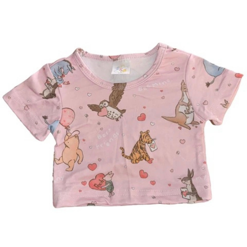 Love Little Bear Pink Stuffie Shirt