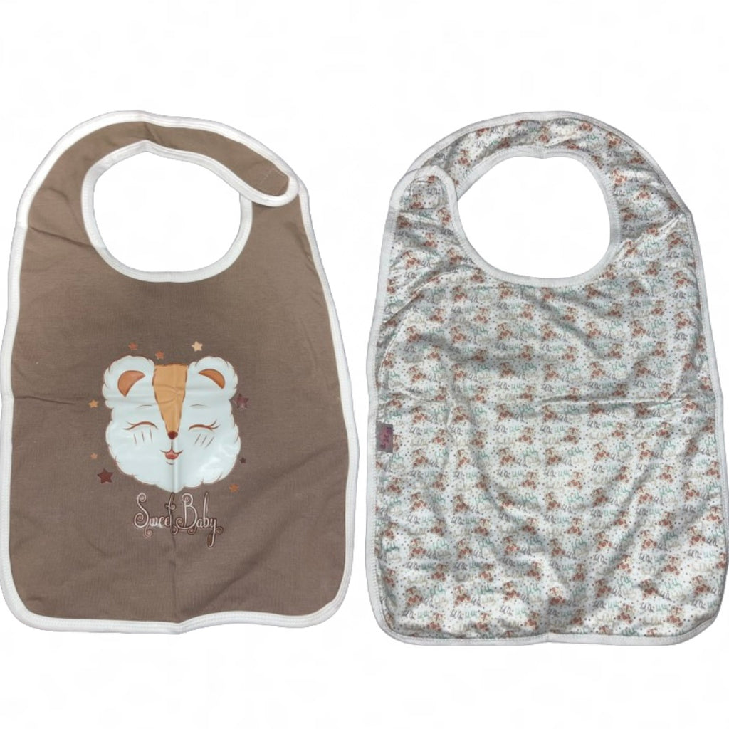 Sweet Baby Bear Double Sided Adult Bib