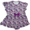 Tiny Terrors Purple Romper Dress