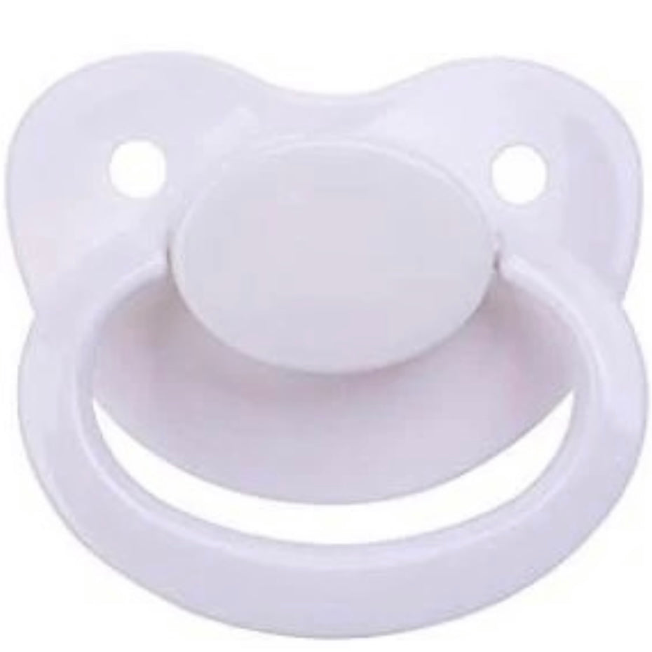 White Large Adult Pacifier