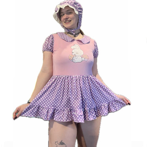 Breakfast Bunny Romper Dress second image