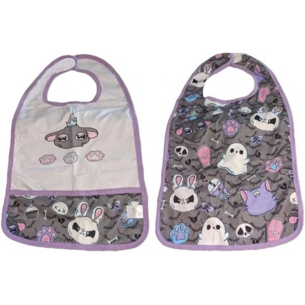 Kawaii Goth Double Sided Adult Bib