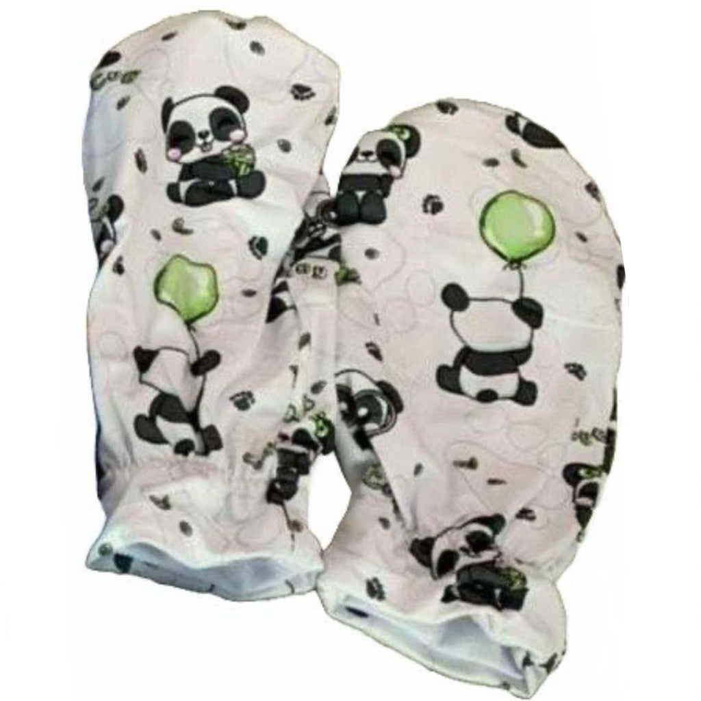 Silly Panda Adult Mittens
