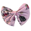 Princess Kitty Love Pink Fabric Hair Bow