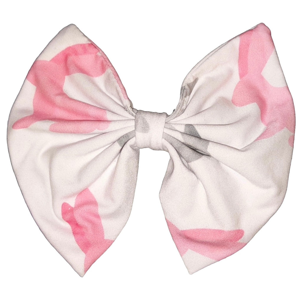 Hip Hop Bunnies Fabric Hair Bow