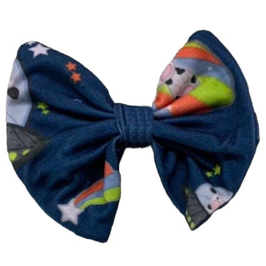 Udder Destruction Fabric Hair Bow