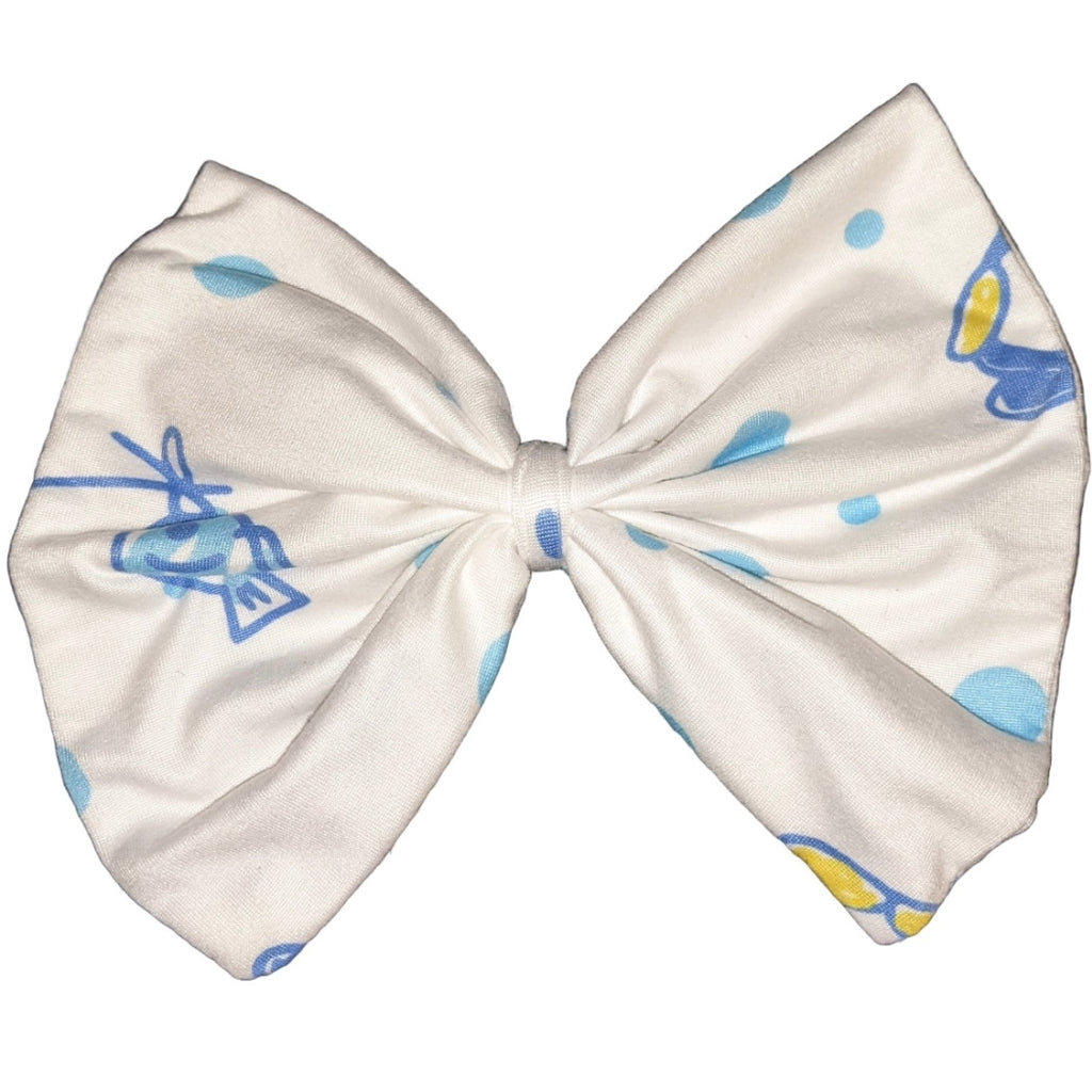 Baby Penguin Fabric Hair Bow