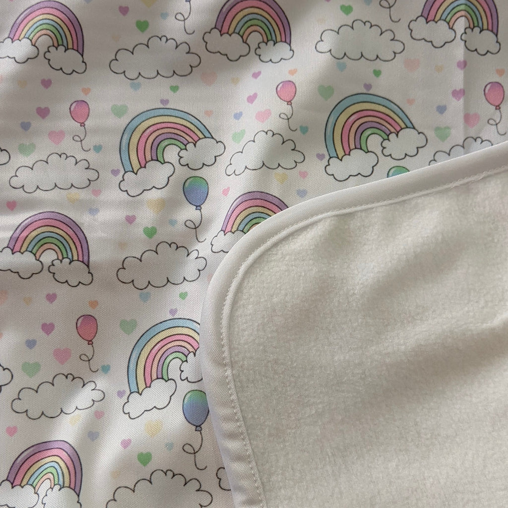 Pastel Dreamland Rainbows Adult Changing Mat