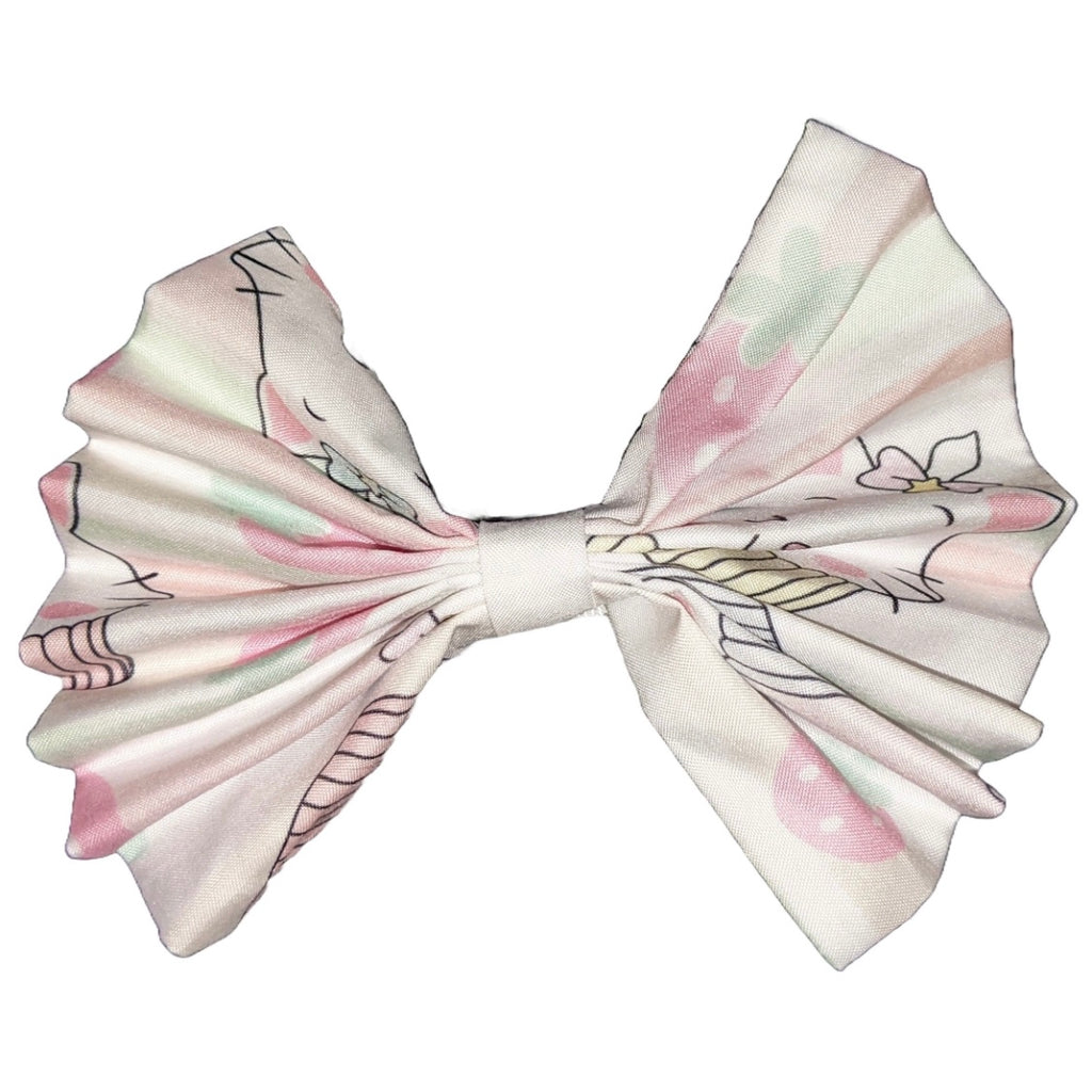 Sweet Kitty Fabric Hair Bow