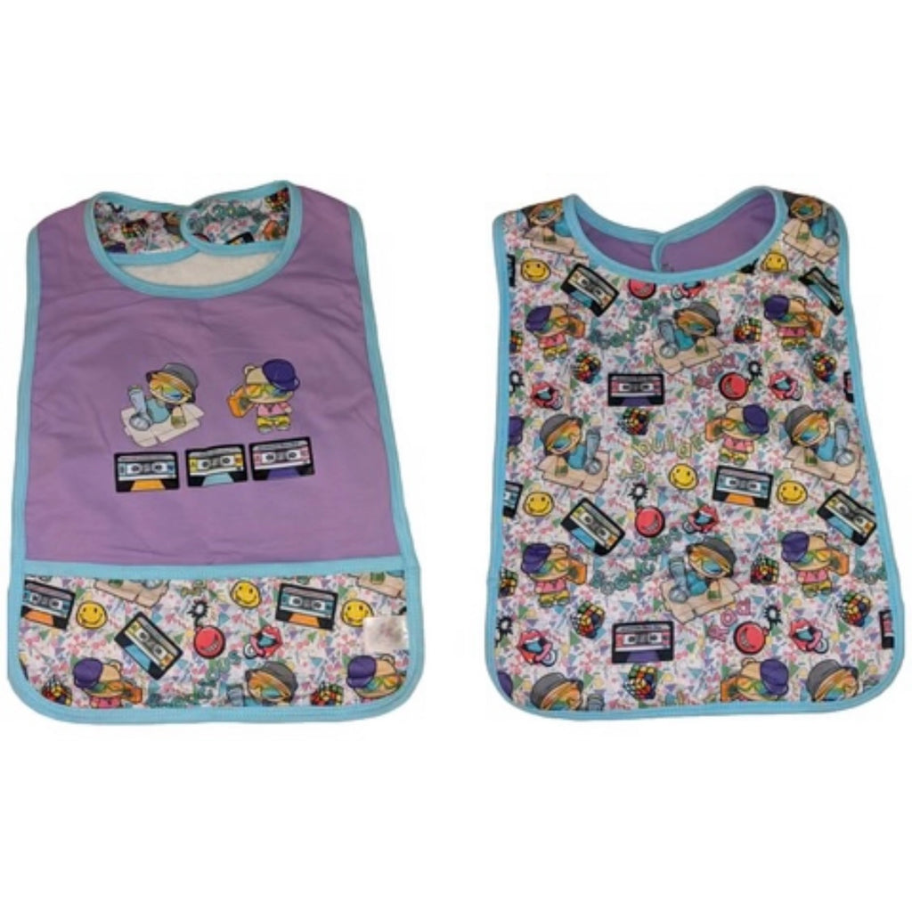 Totally 80's Double Sided Adult Bib