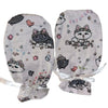 Princess Kitty Springtime Adult Mittens