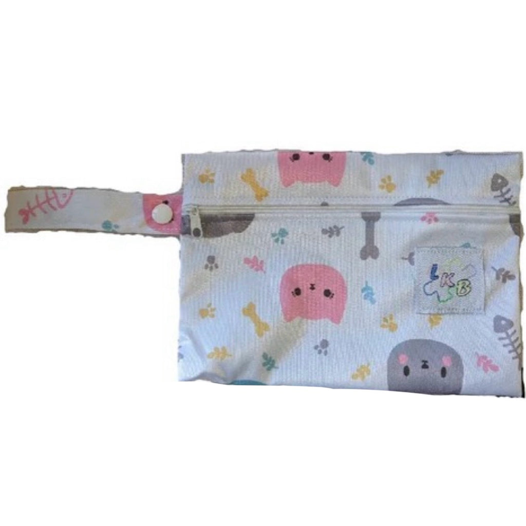 Kitty & Puppy Pacifier Bag