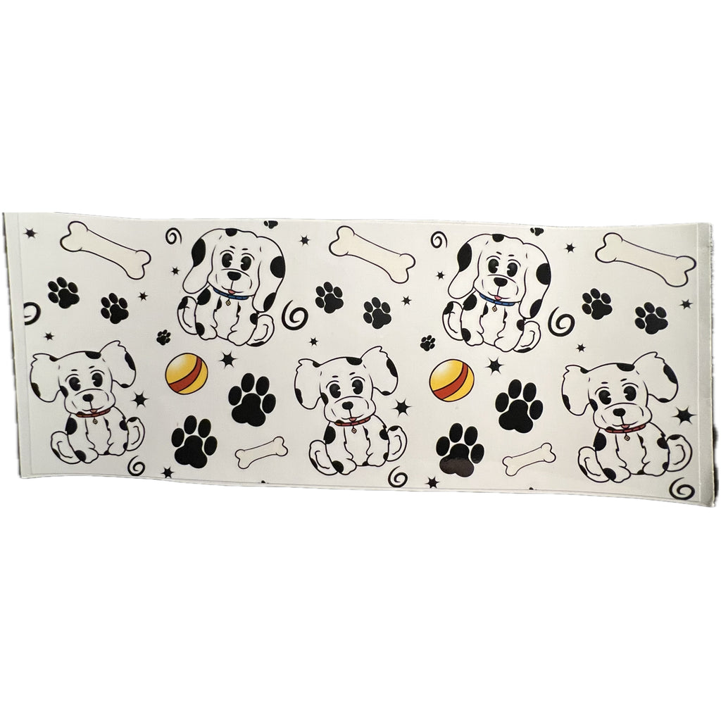Spotted Pups Landing Strip Diaper Sticker